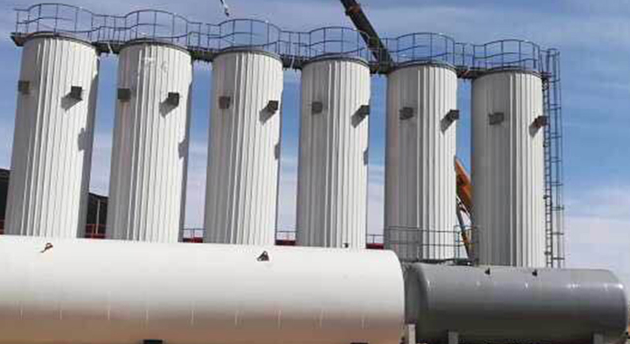 Station de m&eacute;lange d'asphalte